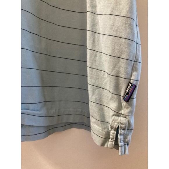 Men's Patagonia Striped Collared Shirt - Size Large - Picture 5 of 6